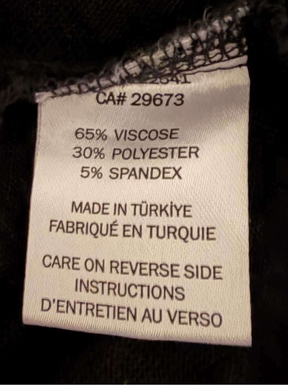Kozan textured black top in excellent pre-owned condition. Size Small - Picture 5 of 5